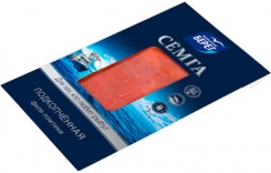 Smoked salmon fillet slices, 100 g