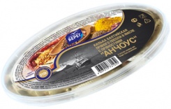 Baltic sprat spicy salted in oil with paprika "Anchovy", 210 g