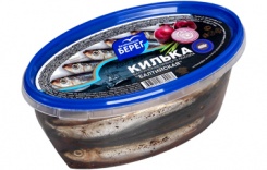 Baltic sprat spicy salted "BALTIC", 400 g