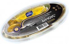 Baltic sprat spicy salted in oil "Anchovy", 210 g