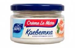 Shrimp pate in yogurt sauce, 165 g